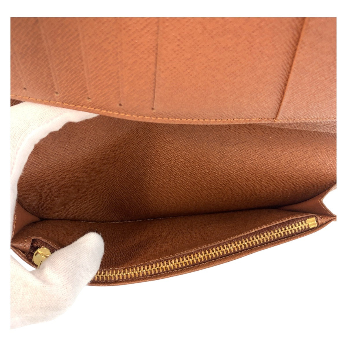 19283
LOUIS VUITTON ルイヴィトン モノグラム ポルトフォイユ ブラザ ブラウン ゴールド金具 PVC M66540 長財布 ロングウォレット メンズ A36