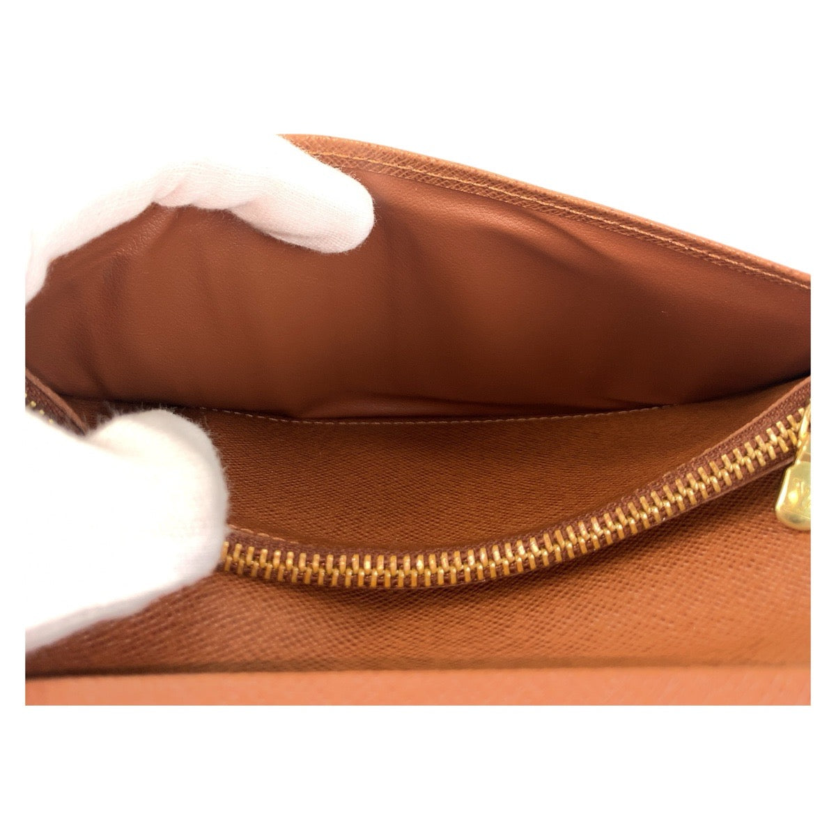 19283
LOUIS VUITTON ルイヴィトン モノグラム ポルトフォイユ ブラザ ブラウン ゴールド金具 PVC M66540 長財布 ロングウォレット メンズ A36
