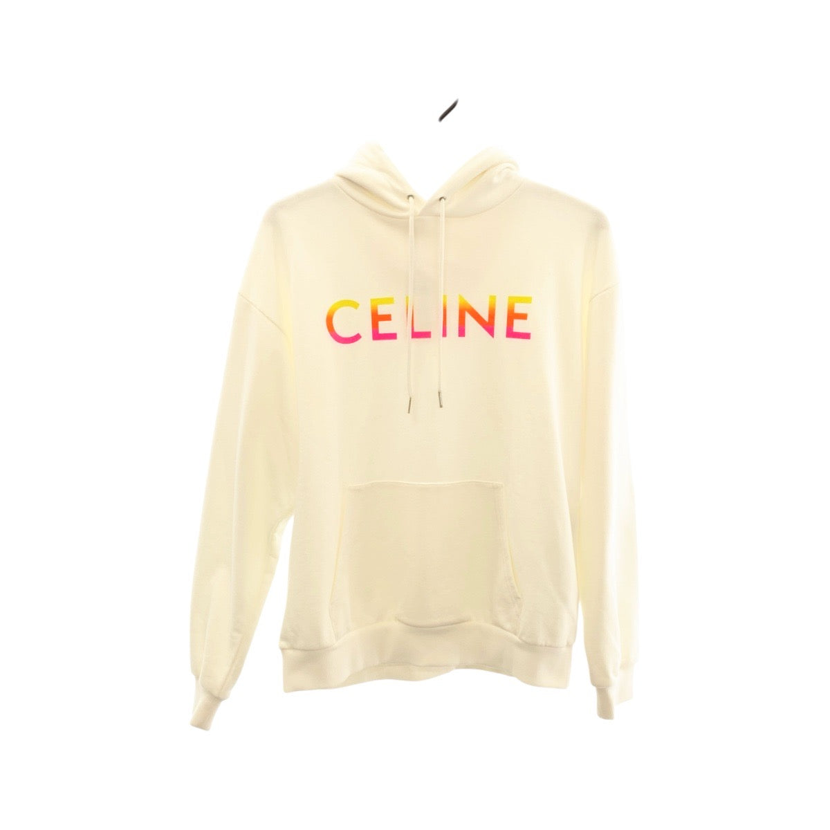 19288
CELINE セリーヌ グラデーションロゴ Mサイズ ベージュ アイボリー クリーム コットン 2Y753670Q スウェット フーディ パーカー トップス  メンズ A59