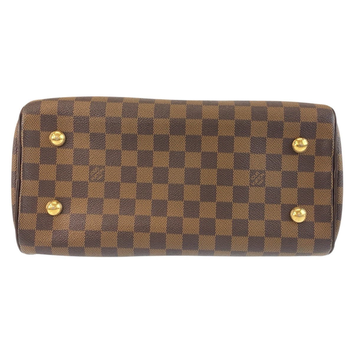 19292
LOUIS VUITTON ルイヴィトン ダミエ ドゥオモ ブラウン ゴールド金具 PVC N60008 ハンドバッグ  レディース ABP64
