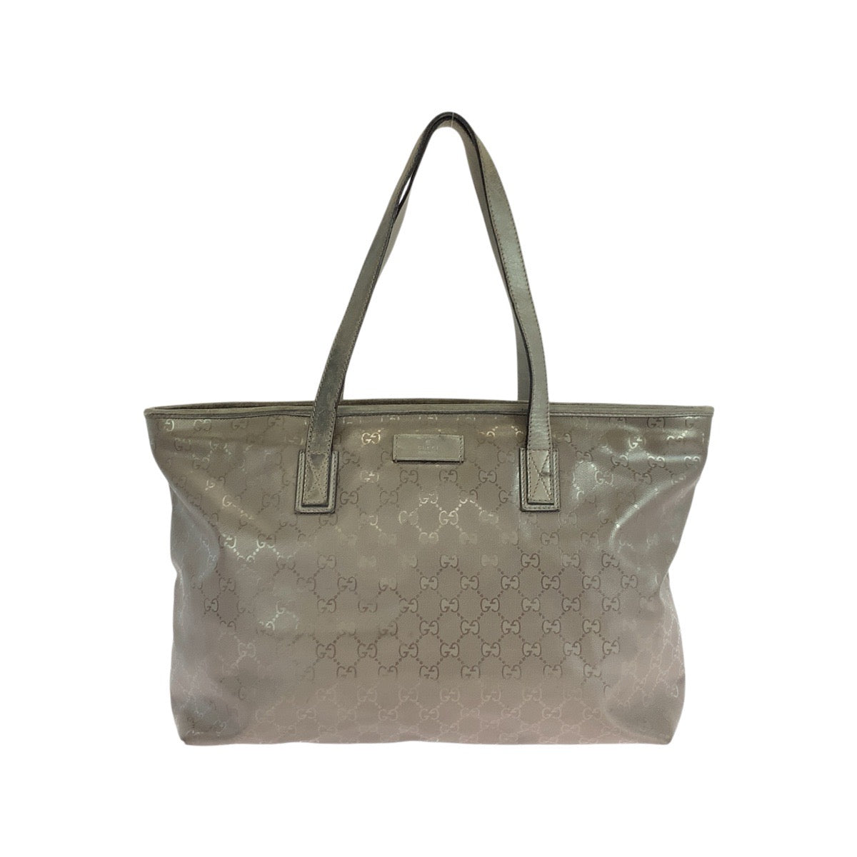 19293
GUCCI グッチ GGインプリメ ブロンズ ブラウン シルバー金具 PVC / パテントレザー 211137 トートバッグ ショルダーバッグ  レディース AB20