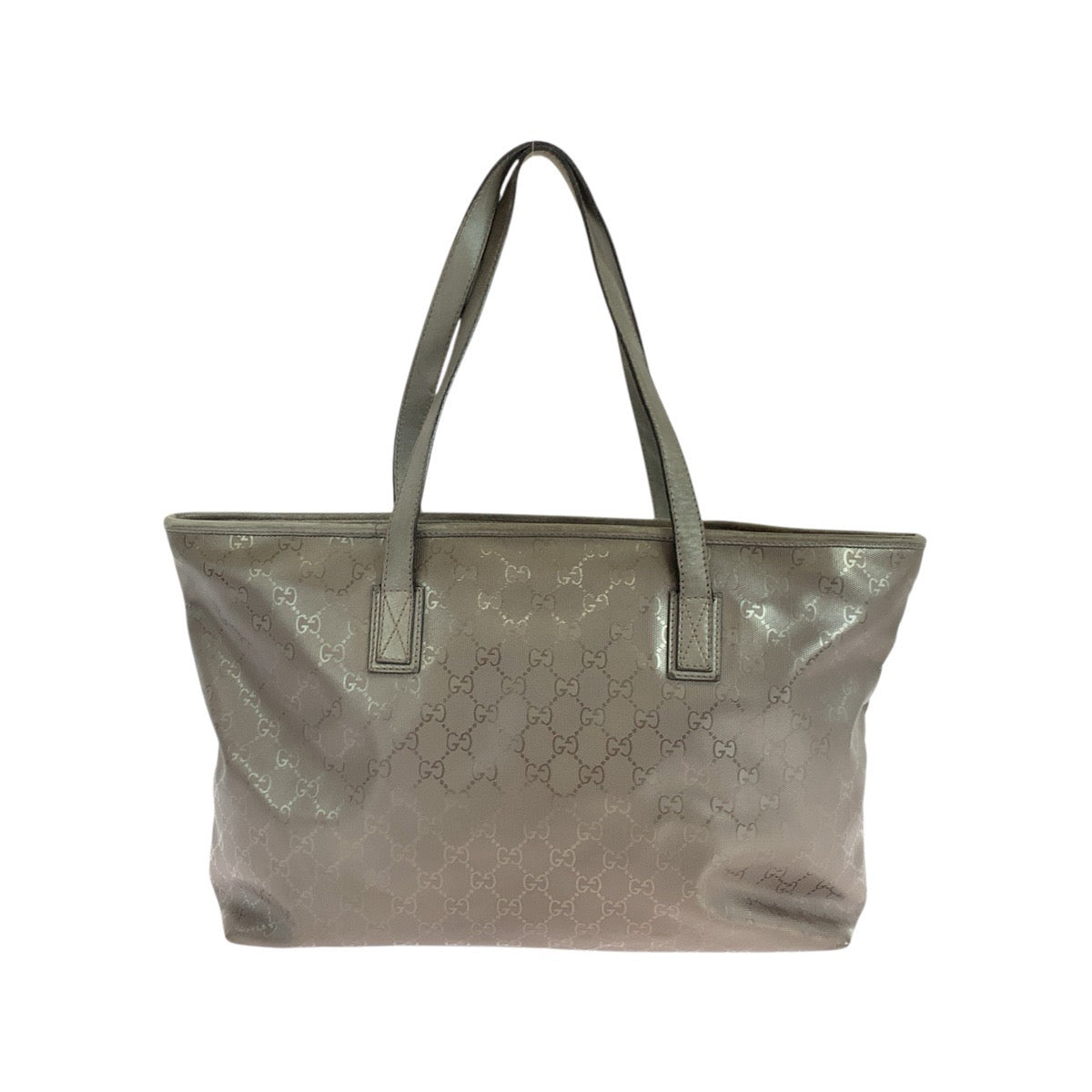 19293
GUCCI グッチ GGインプリメ ブロンズ ブラウン シルバー金具 PVC / パテントレザー 211137 トートバッグ ショルダーバッグ  レディース AB20