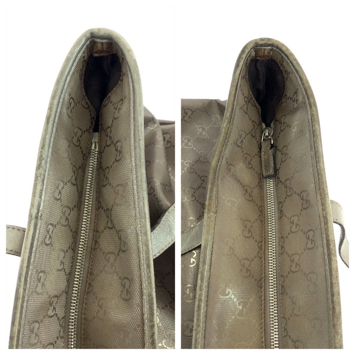 19293
GUCCI グッチ GGインプリメ ブロンズ ブラウン シルバー金具 PVC / パテントレザー 211137 トートバッグ ショルダーバッグ  レディース AB20