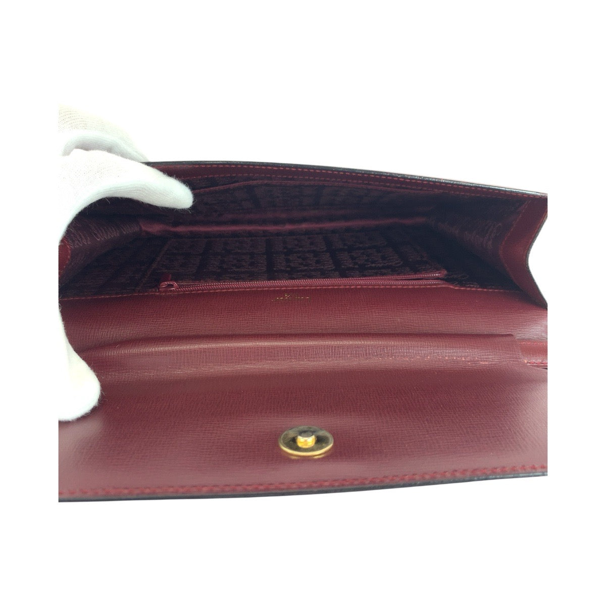 19294
CARTIER カルティエ マストライン ボルドー レッド ゴールド金具 レザー クラッチバッグ セカンドバッグ  レディース AB13