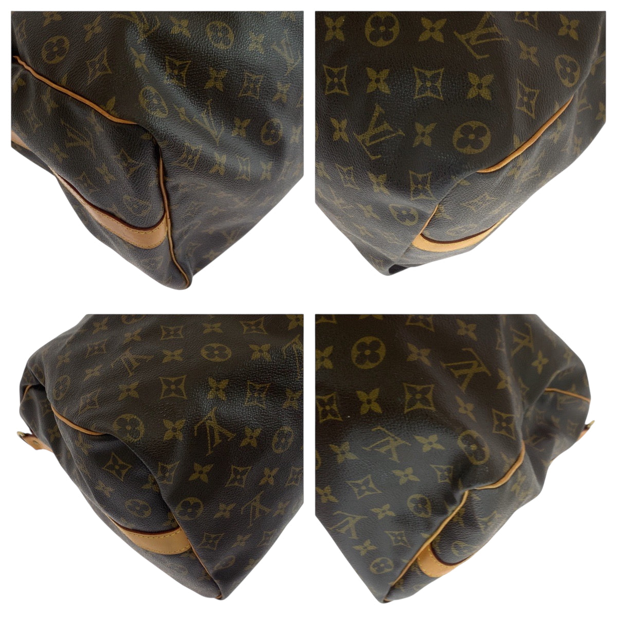 19297
LOUIS VUITTON ルイヴィトン モノグラム キーポル50 バンドリエール 男女兼用 ブラウン ゴールド金具 PVC M44880 ショルダーバッグ ボストンバッグ  メンズ ABP82