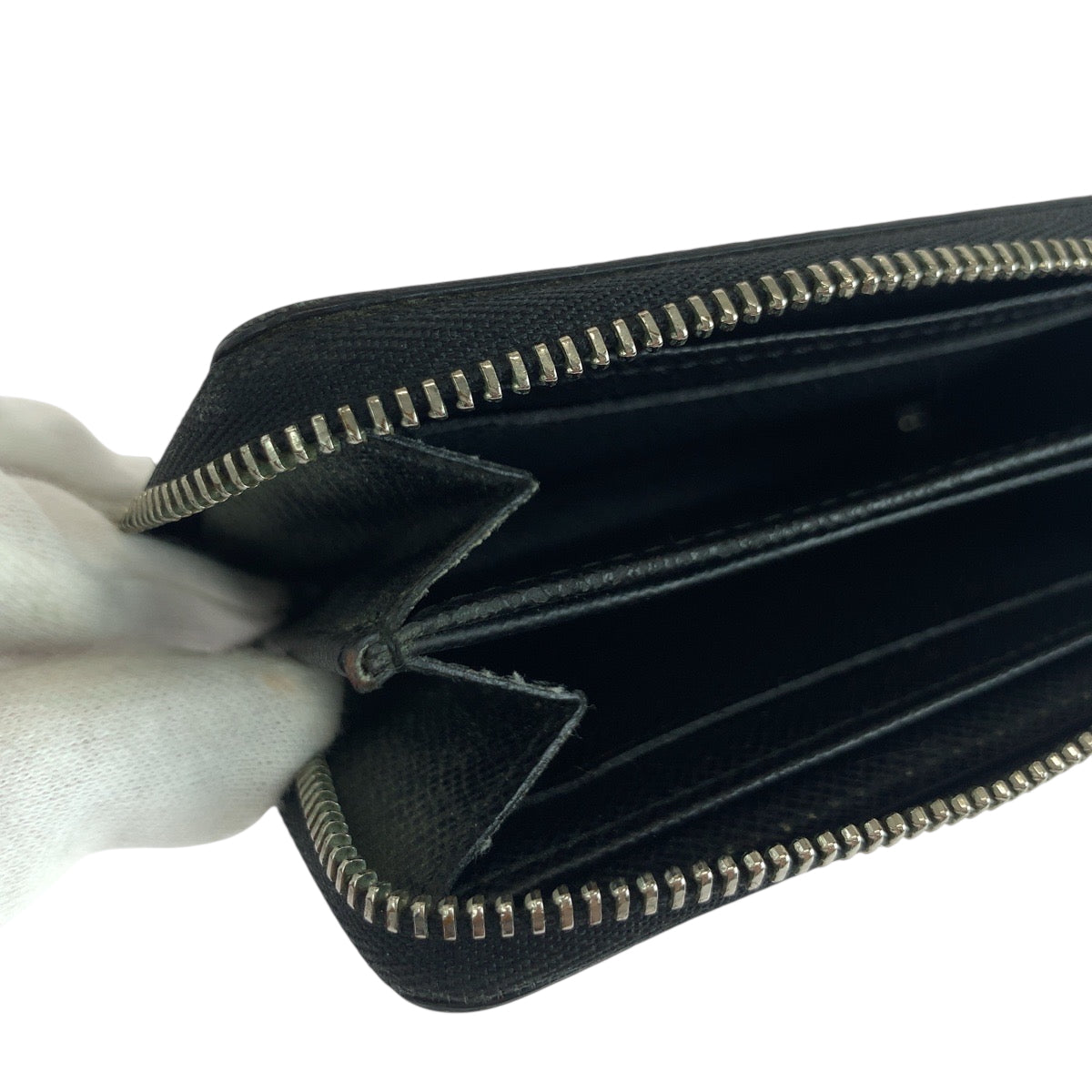 19298
LOUIS VUITTON ルイヴィトン ダミエ グラフィット ジッピーコインパース ブラック グレー シルバー金具 PVC N63076 コインケース コンパクトウォレット  メンズ AB11