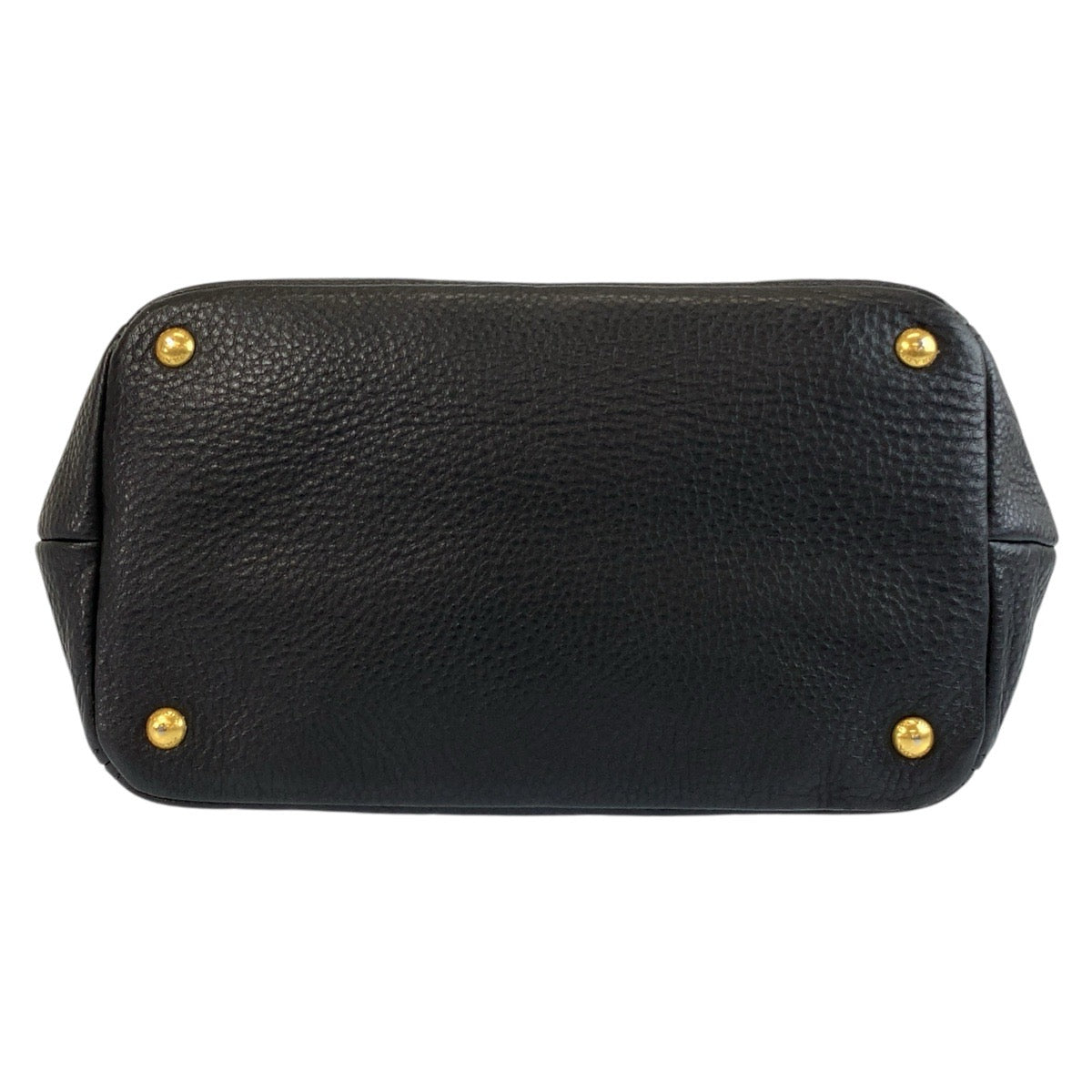 19315
PRADA プラダ ヴィッテロダイノ ブラック 黒 ゴールド金具 レザー トートバッグ ショルダーバッグ  レディース ABP66