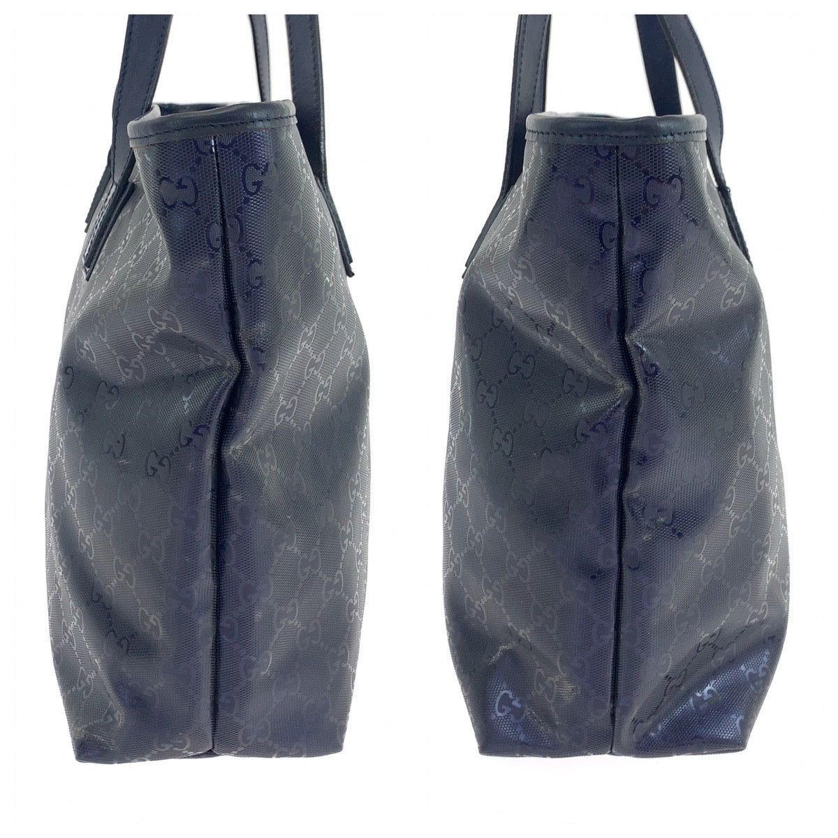 19318
GUCCI グッチ インプリメ パープル シルバー金具 PVC 21137 トートバッグ ショルダーバッグ メンズ ABP48
