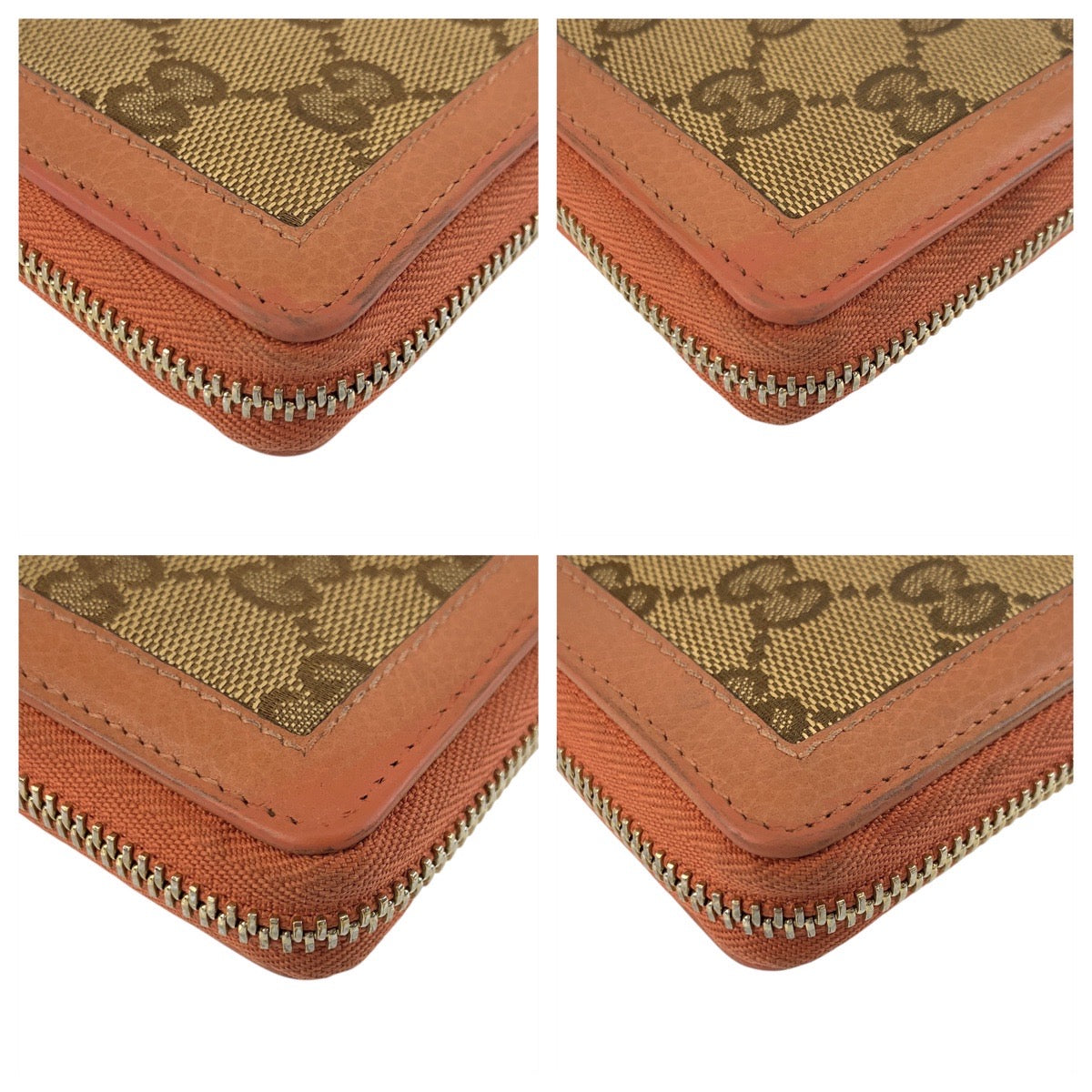 19333
GUCCI グッチ バンブー ベージュ ピンク ゴールド金具 GGキャンバス / レザー 224253 長財布 ロングウォレット レディース ABP14
