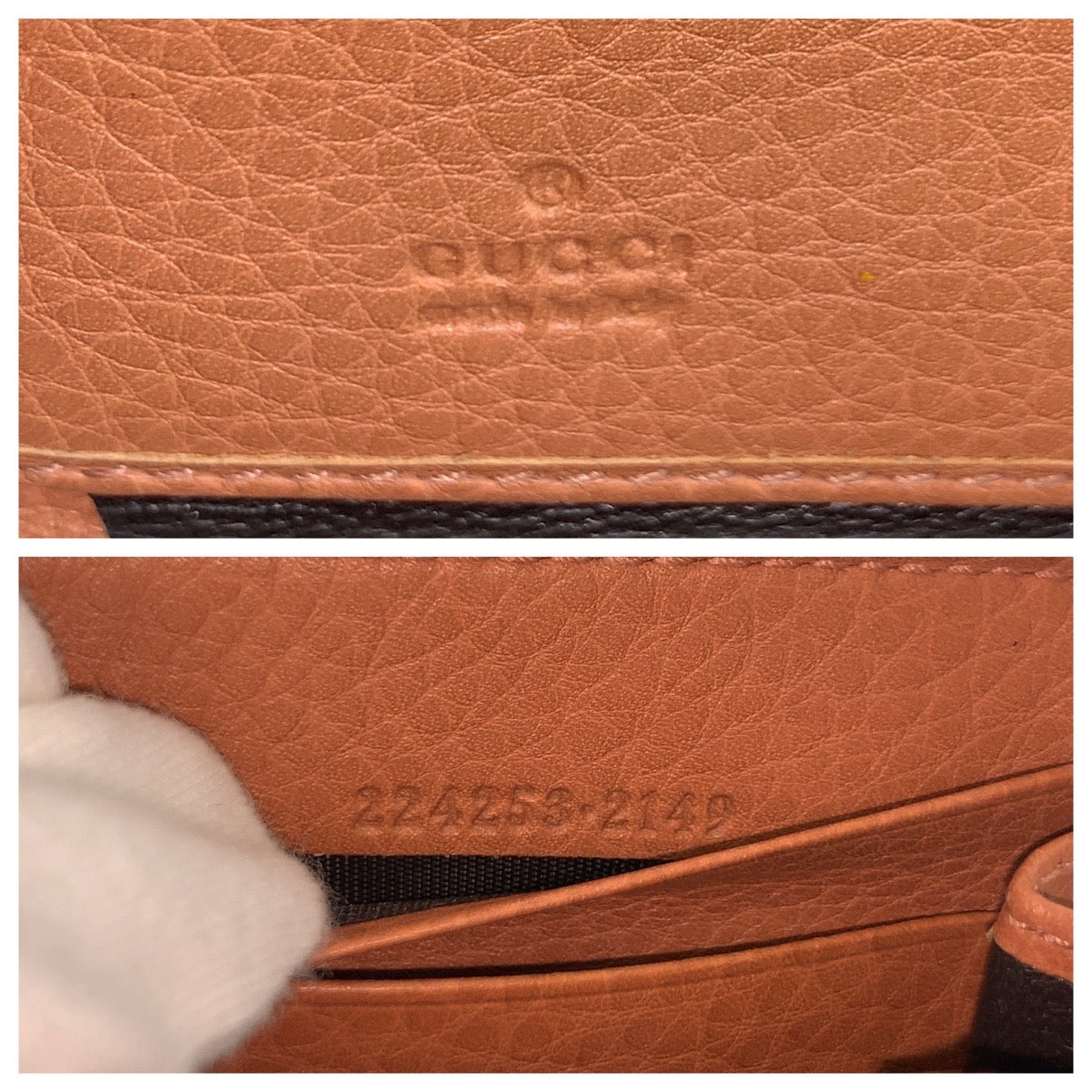 19333
GUCCI グッチ バンブー ベージュ ピンク ゴールド金具 GGキャンバス / レザー 224253 長財布 ロングウォレット レディース ABP14