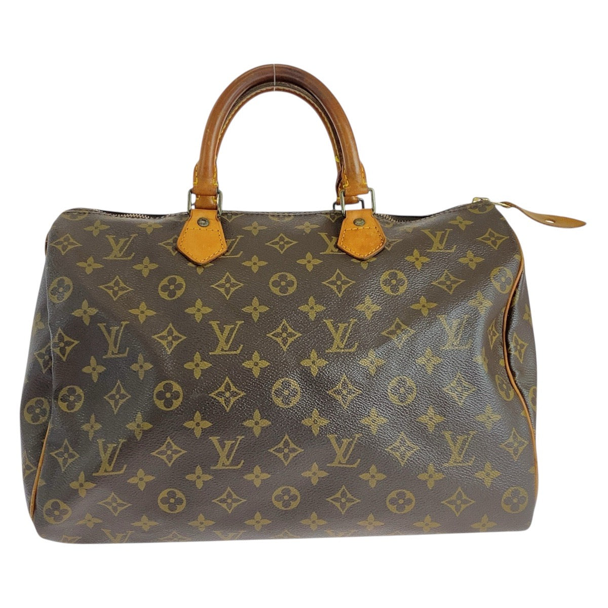 19334
LOUIS VUITTON ルイヴィトン モノグラム スピーディー35 ブラウン ゴールド金具 PVC M41524 ハンドバッグ ボストンバッグ レディース AB54
