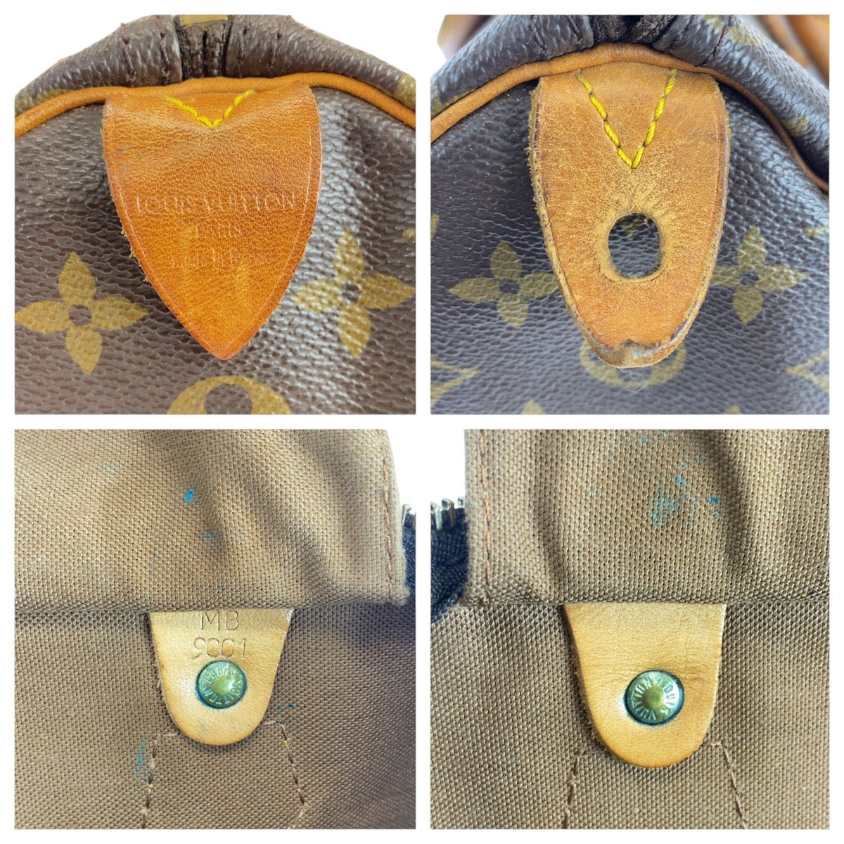 19334
LOUIS VUITTON ルイヴィトン モノグラム スピーディー35 ブラウン ゴールド金具 PVC M41524 ハンドバッグ ボストンバッグ レディース AB54