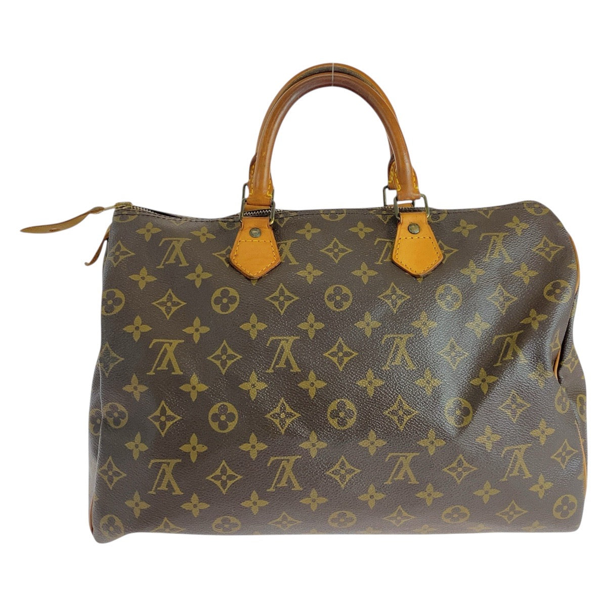 19334
LOUIS VUITTON ルイヴィトン モノグラム スピーディー35 ブラウン ゴールド金具 PVC M41524 ハンドバッグ ボストンバッグ レディース AB54