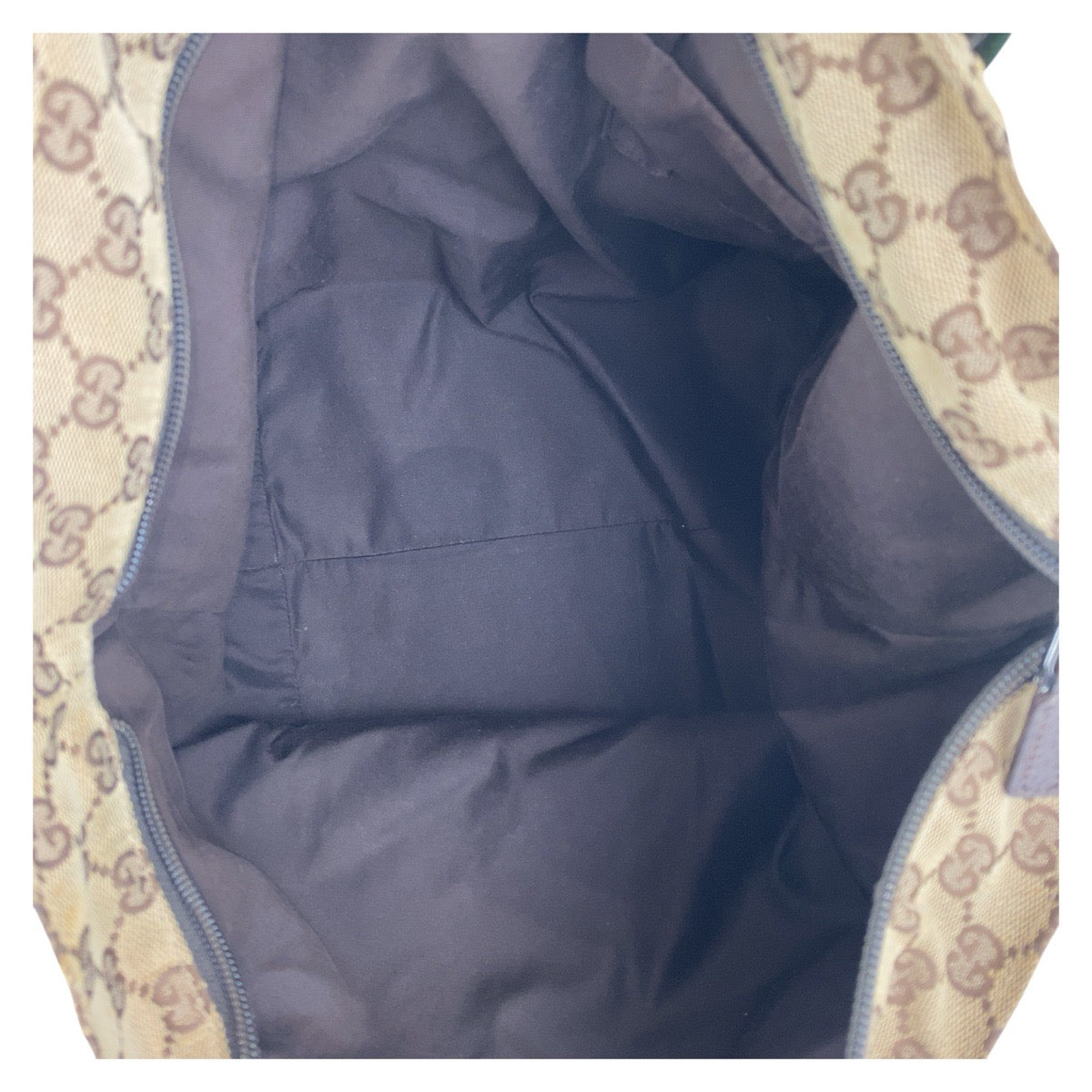 19335
GUCCI グッチ シェリーライン ベージュ ブラウン GGキャンバス / レザー 131231 トートバッグ ショルダーバッグ レディース AB27