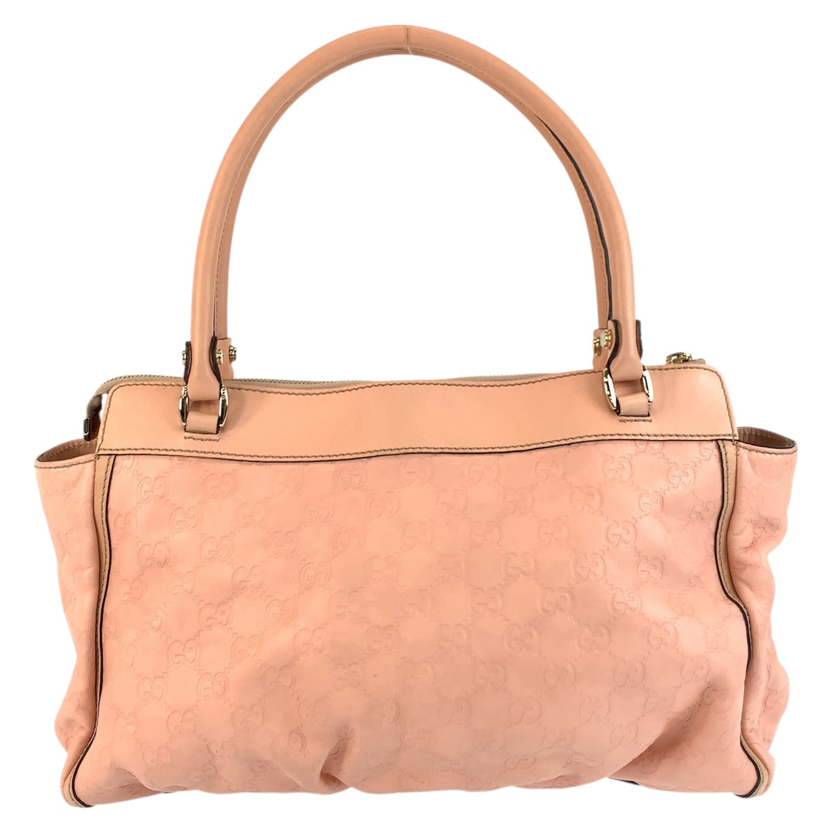 19341
GUCCI グッチ アビー グッチシマ ピンク ゴールド金具 レザー 189831 トートバッグ ショルダーバッグ レディース ABP52