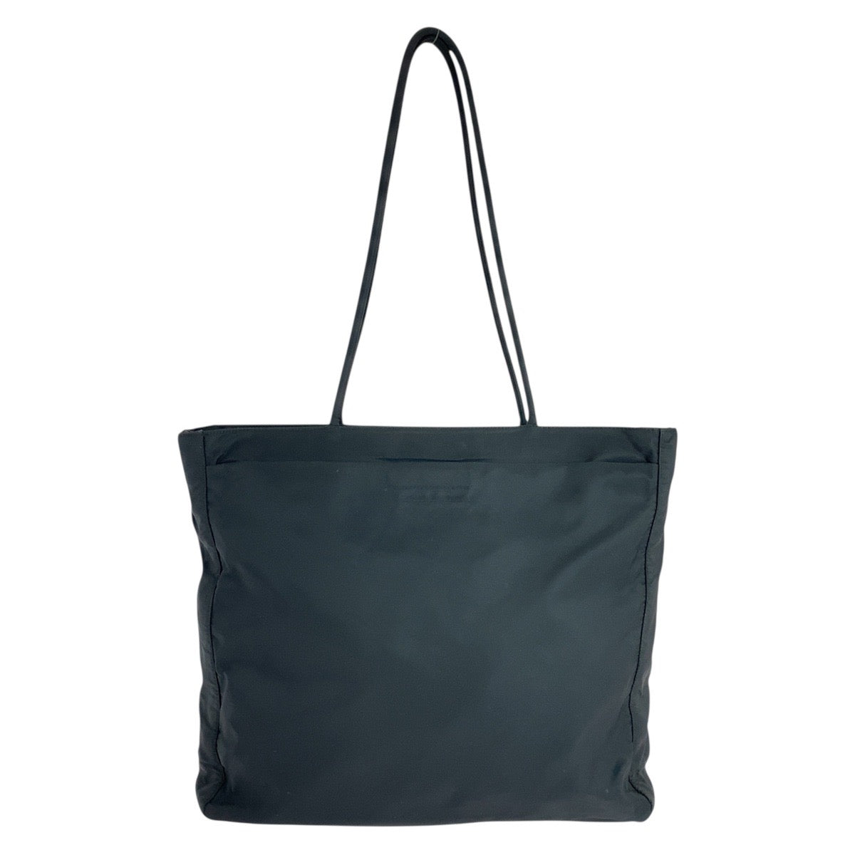 19342
PRADA プラダ テスート 三角ロゴプレート ブラック 黒 シルバー金具 ナイロン ショルダーバッグ  レディース AB31