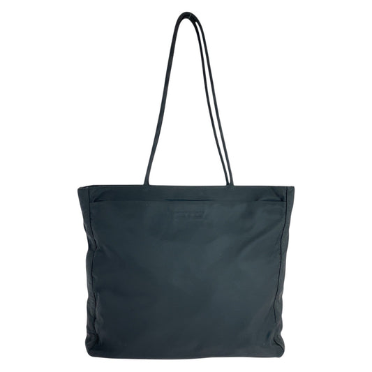 19342
PRADA プラダ テスート 三角ロゴプレート ブラック 黒 シルバー金具 ナイロン ショルダーバッグ  レディース AB31