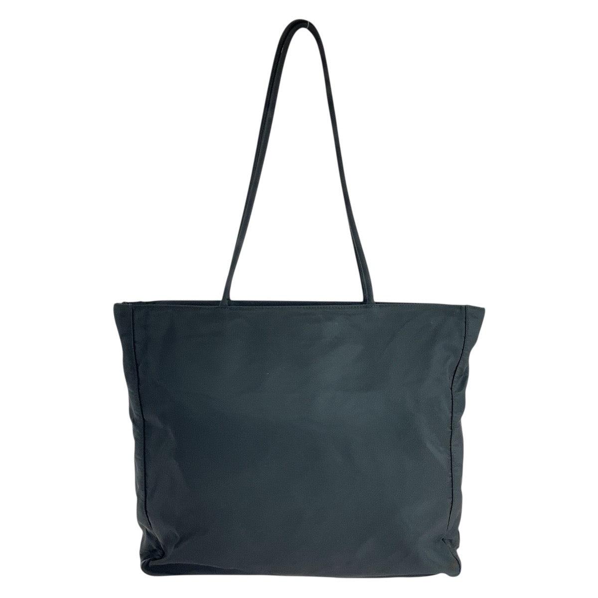 19342
PRADA プラダ テスート 三角ロゴプレート ブラック 黒 シルバー金具 ナイロン ショルダーバッグ  レディース AB31