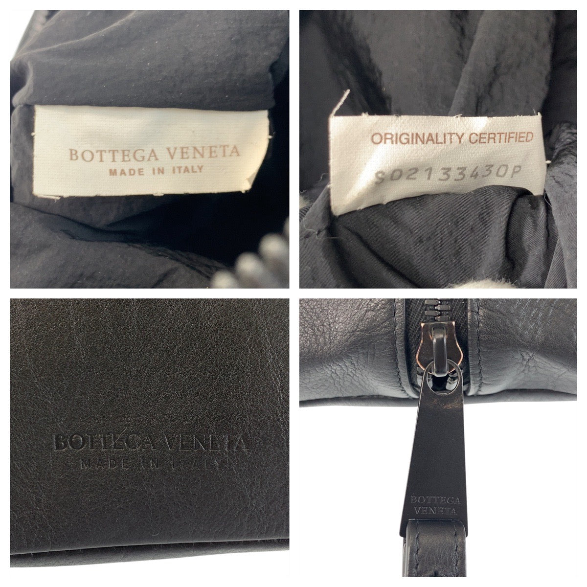 19354
BOTTEGAVENETA ボッテガヴェネタ トライアングル ブラック 黒 レザー S02133430P クラッチバッグ セカンドバッグ メンズ A35