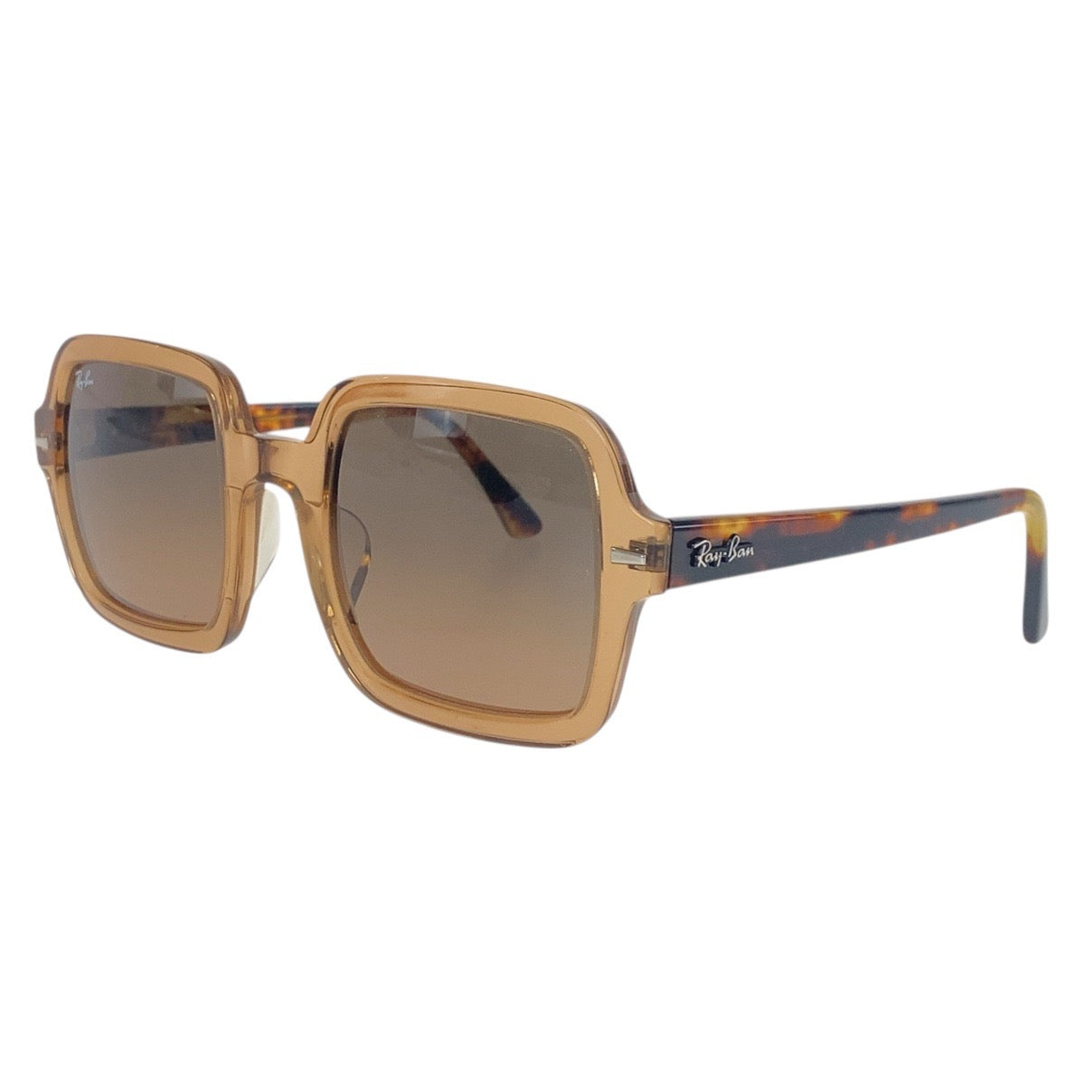 19357
Ray-Ban レイバン ブラウン マルチカラー プラスチック RB2188 1301 43 53□24 サングラス スクエア  レディース AB10