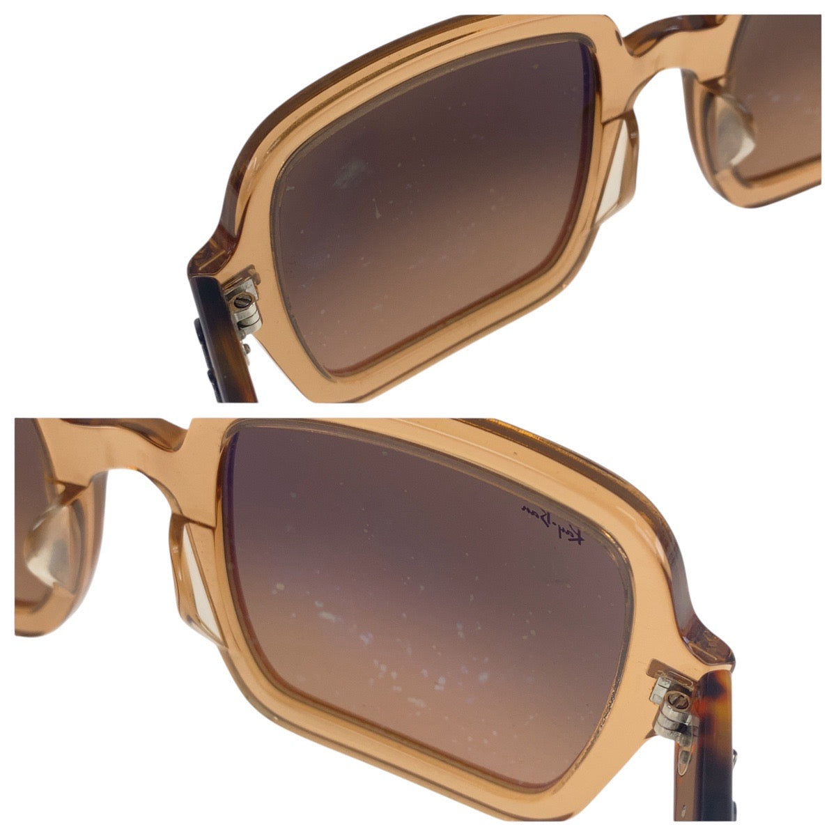 19357
Ray-Ban レイバン ブラウン マルチカラー プラスチック RB2188 1301 43 53□24 サングラス スクエア  レディース AB10