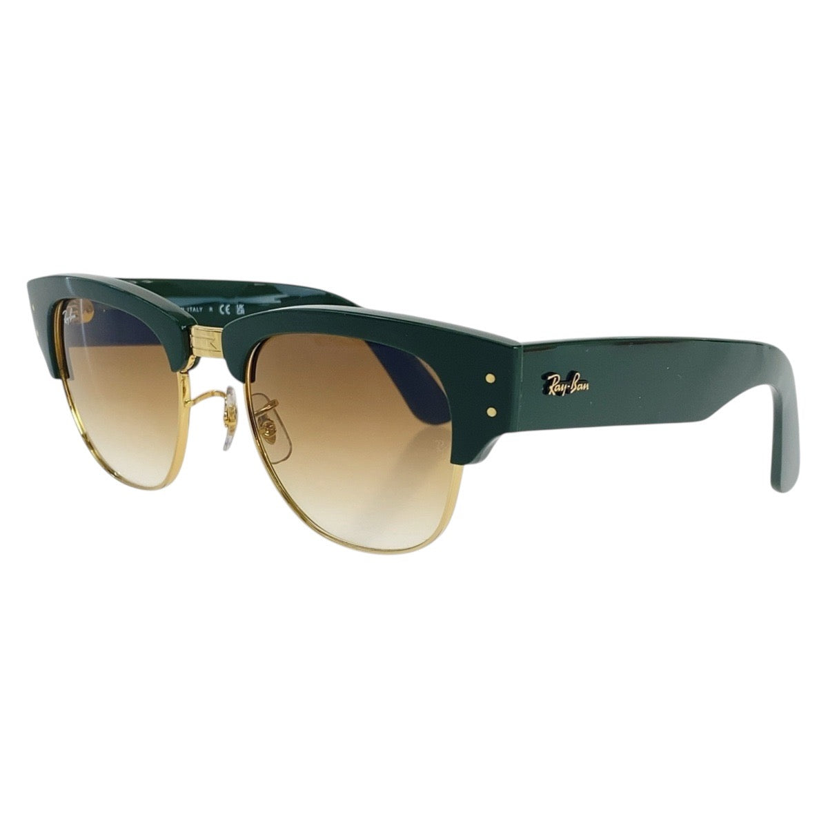 19365
Ray-Ban レイバン クラブマスター グリーン ブラウン ゴールド ガラス / プラスチック 1368 51 53□21 145 2N サングラス ウェリントン  メンズ ABP16