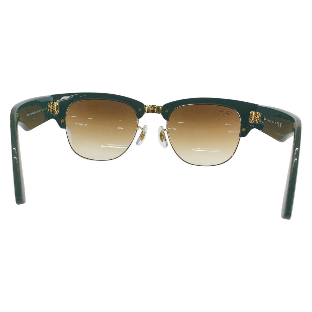 19365
Ray-Ban レイバン クラブマスター グリーン ブラウン ゴールド ガラス / プラスチック 1368 51 53□21 145 2N サングラス ウェリントン  メンズ ABP16