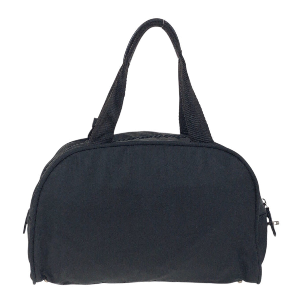 19367
PRADA プラダ テスート 三角ロゴプレート ブラック 黒 シルバー金具 ナイロン トートバッグ ハンドバッグ  レディース ABP20