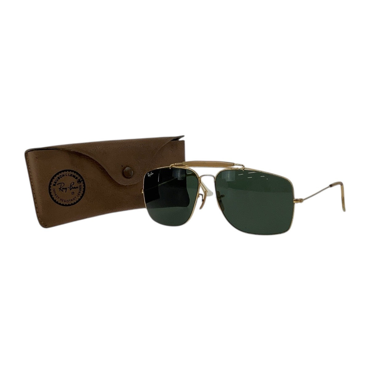 19370
Ray-Ban レイバン Vintage Bausch & Lomb Aviator Gold Metal 62◻︎14 Sunglasses Unisex Teardrop Men's AB16