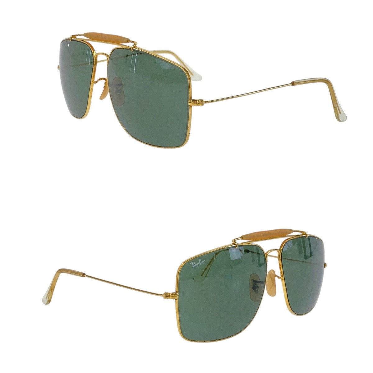 19370
Ray-Ban レイバン Vintage Bausch & Lomb Aviator Gold Metal 62◻︎14 Sunglasses Unisex Teardrop Men's AB16