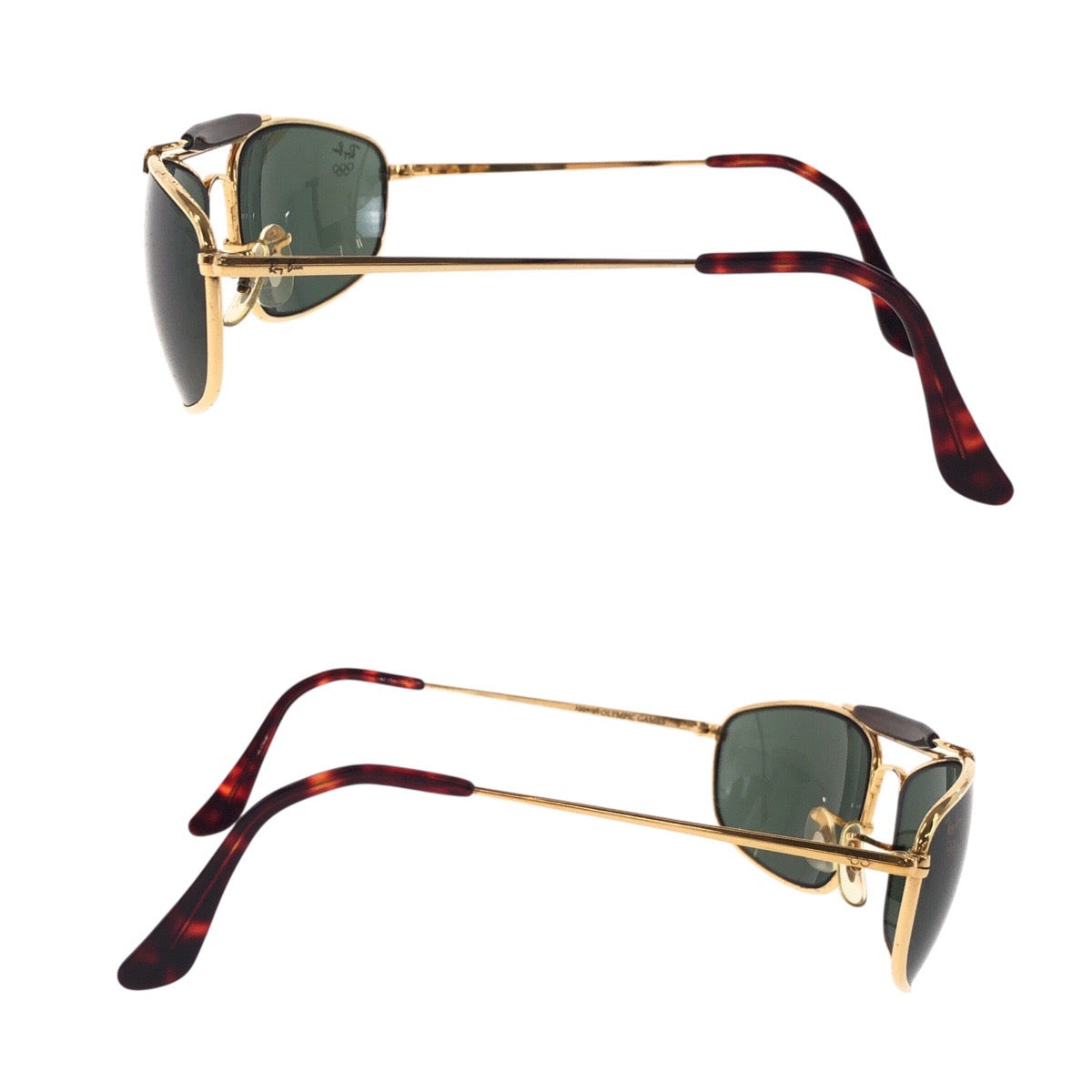 19371
Ray-Ban レイバン ヴィンテージ B&L RAY-BAN U.S.A OLYMPIC GAMES ブラック ゴールド金具 ガラス / メタル 62□18 サングラス スクエア  メンズ AB16
