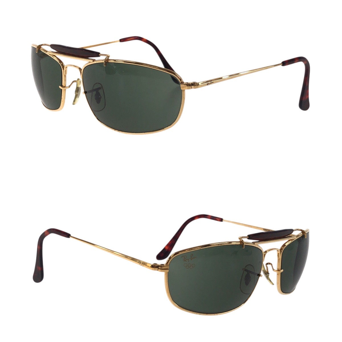 19371
Ray-Ban レイバン ヴィンテージ B&L RAY-BAN U.S.A OLYMPIC GAMES ブラック ゴールド金具 ガラス / メタル 62□18 サングラス スクエア  メンズ AB16
