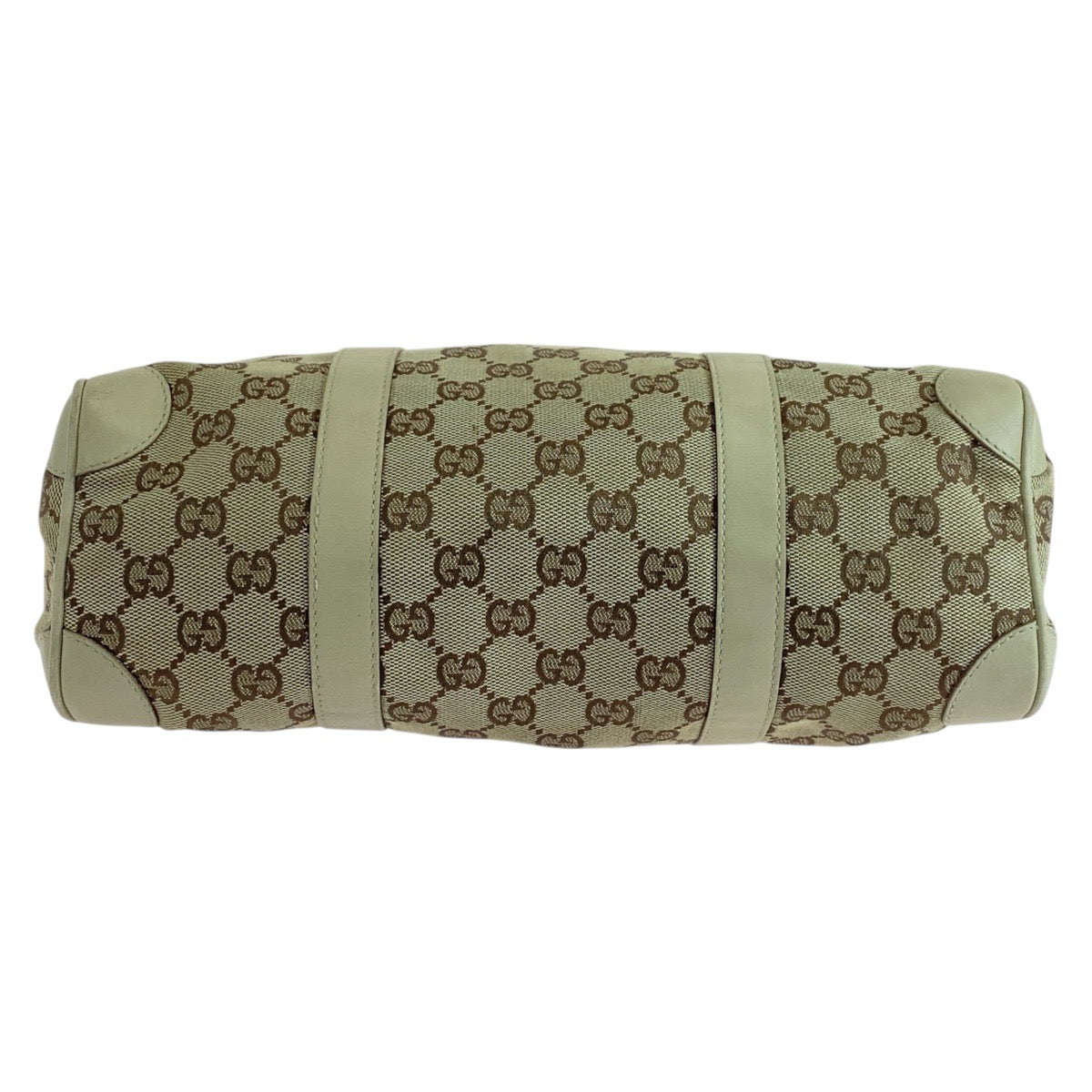 19309
GUCCI グッチ ベージュ ゴールド金具 GGキャンバス / レザー 000 0851 ハンドバッグ ショルダーバッグ  レディース B17
