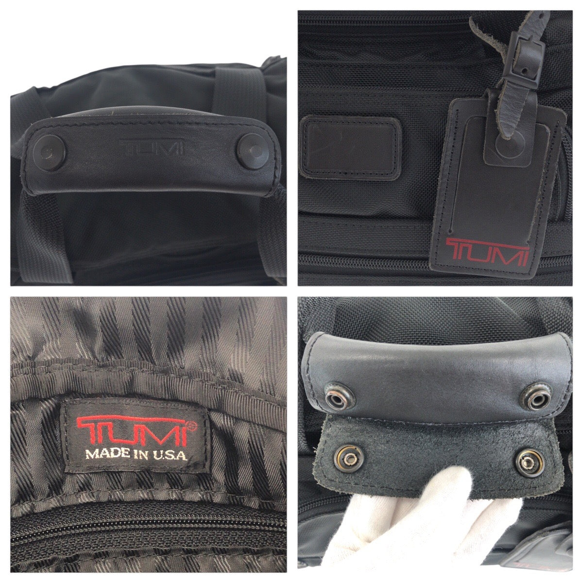 19373
TUMI トゥミ ブラック ナイロン ボストンバッグ ビジネスバッグ  メンズ AB8