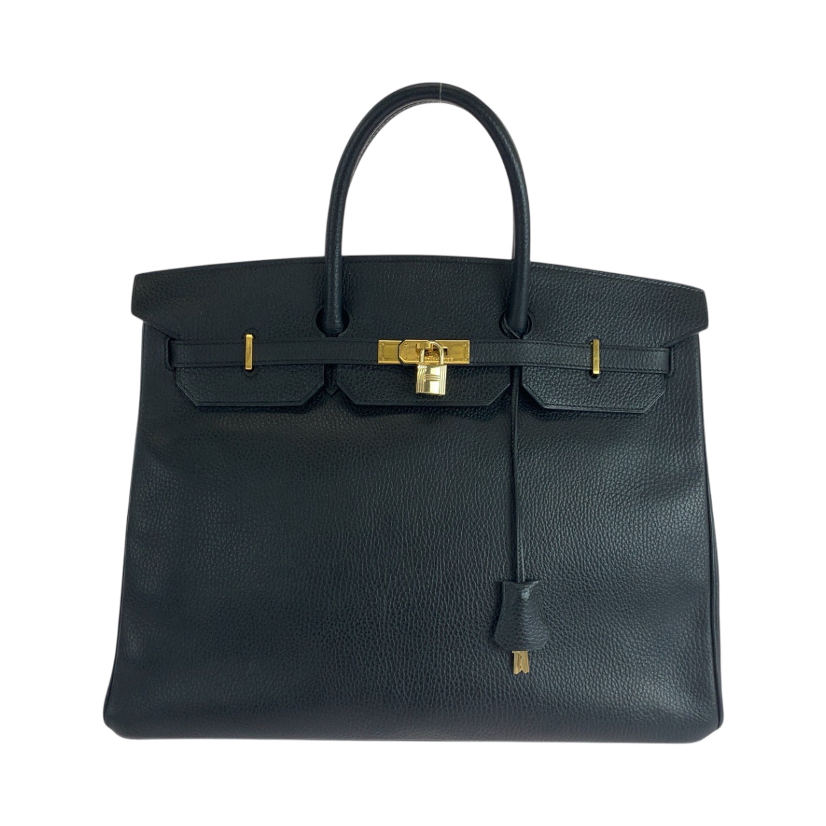 19374
HERMES エルメス バーキン40 G金具 ブラック 黒 ゴールド金具 トゴ ハンドバッグ トートバッグ ビジネスバッグ 男女兼用 ▫︎B刻印  メンズ ABP1250