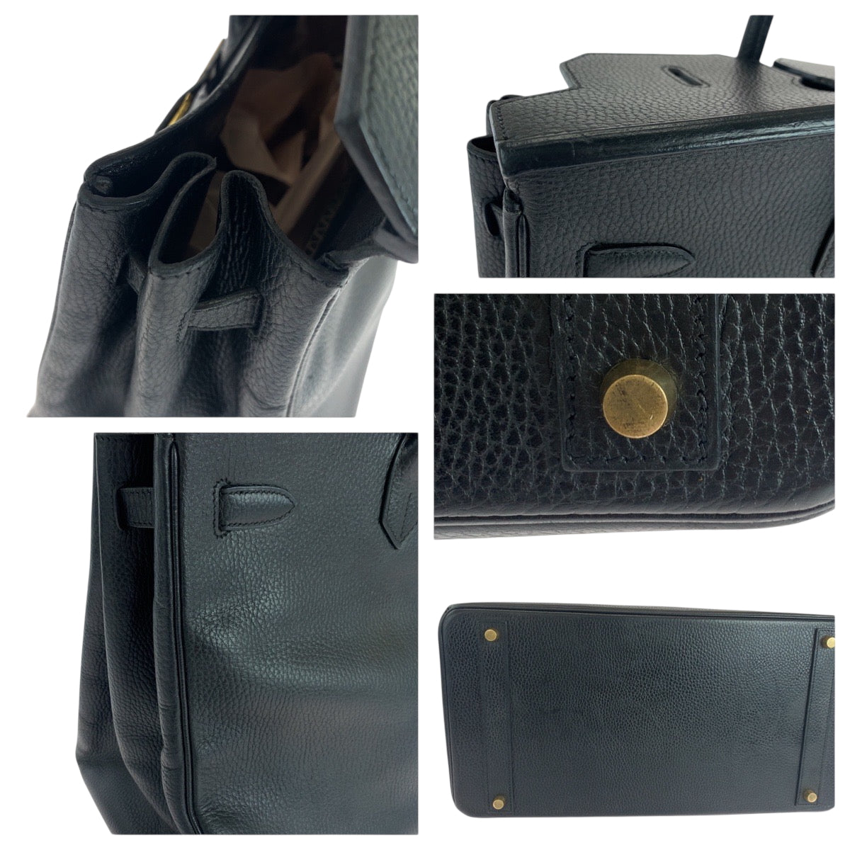 19374
HERMES エルメス バーキン40 G金具 ブラック 黒 ゴールド金具 トゴ ハンドバッグ トートバッグ ビジネスバッグ 男女兼用 ▫︎B刻印  メンズ ABP1250