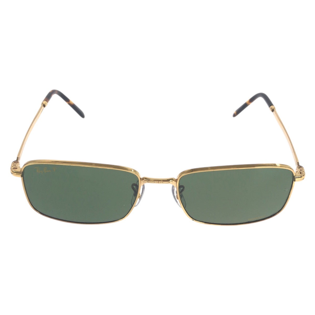 19382
Ray-Ban レイバン ゴールド グリーン 合金 RB3717 サングラス スクエア  メンズ A17