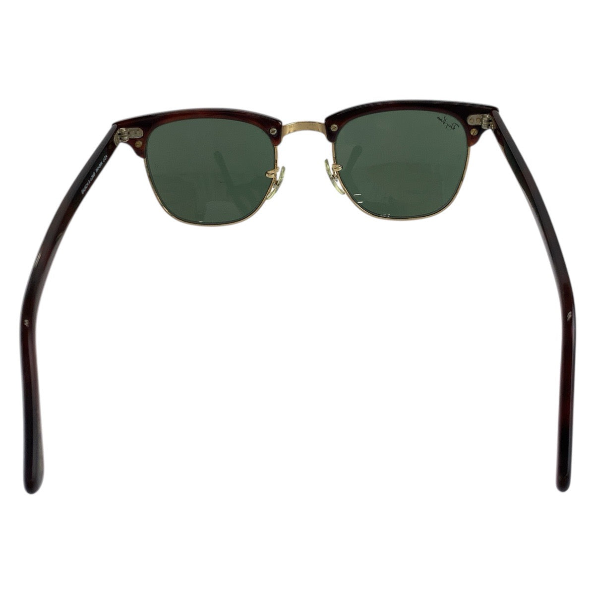 19383
Ray-Ban レイバン クラブマスター B＆L ブラウン ゴールド グリーン 合金 / プラスチック W0366 サングラス スクエア  メンズ ABP17