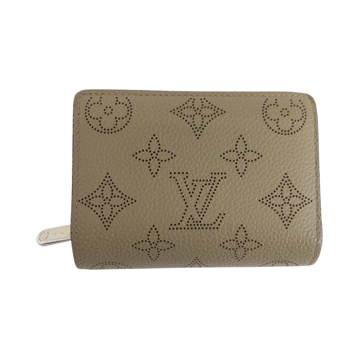 19386
LOUIS VUITTON ルイヴィトン モノグラム マヒナ ポルトフォイユ クレア ガレ ベージュ シルバー金具 レザー M80817 折財布 コンパクトウォレット  レディース ABP50