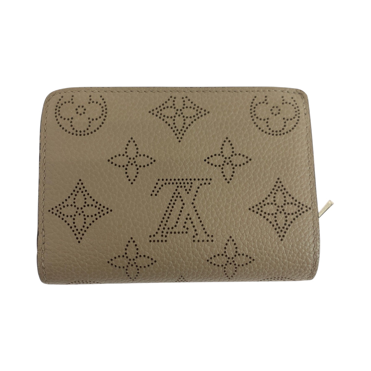 19386
LOUIS VUITTON ルイヴィトン モノグラム マヒナ ポルトフォイユ クレア ガレ ベージュ シルバー金具 レザー M80817 折財布 コンパクトウォレット  レディース ABP50