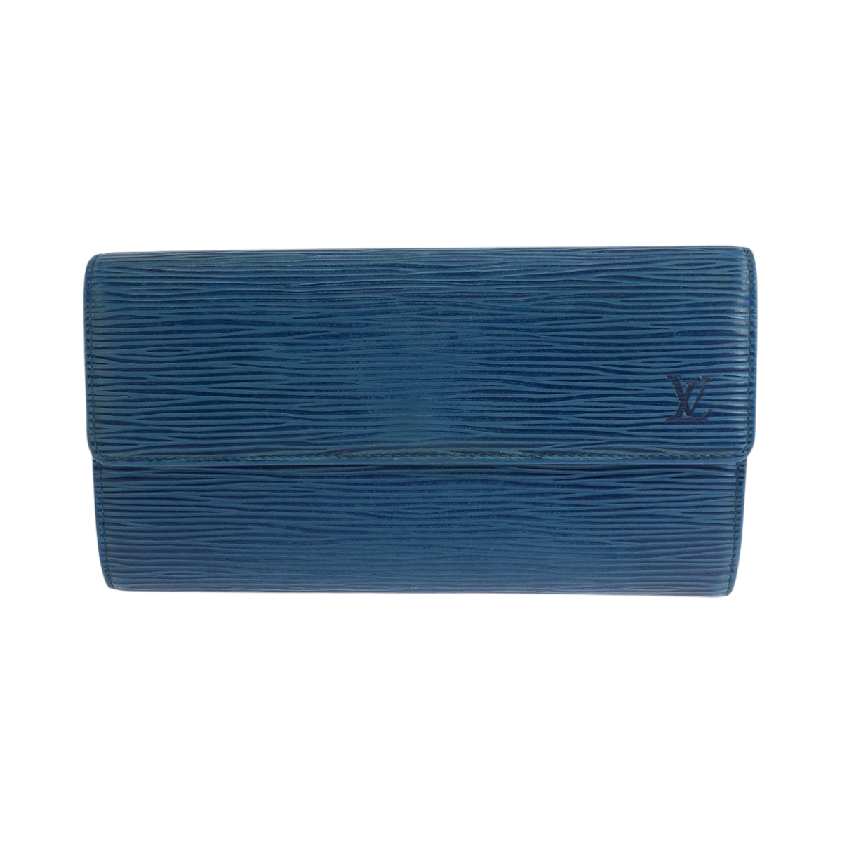 19422
LOUIS VUITTON ルイヴィトン エピ ポルト モネ クレディ ブルー ゴールド金具 エピレザー M6359G 長財布 ロングウォレット  レディース AB