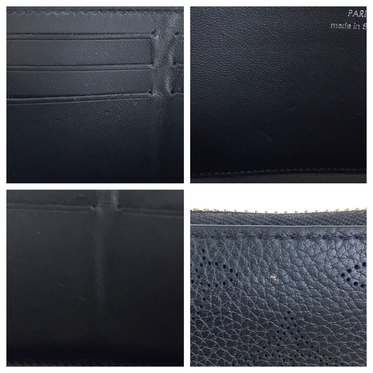 19392
LOUIS VUITTON ルイヴィトン モノグラム マヒナ ジッピーウォレット ブラック 黒 シルバー金具 レザー 長財布 ラウンドファスナー  レディース AB17