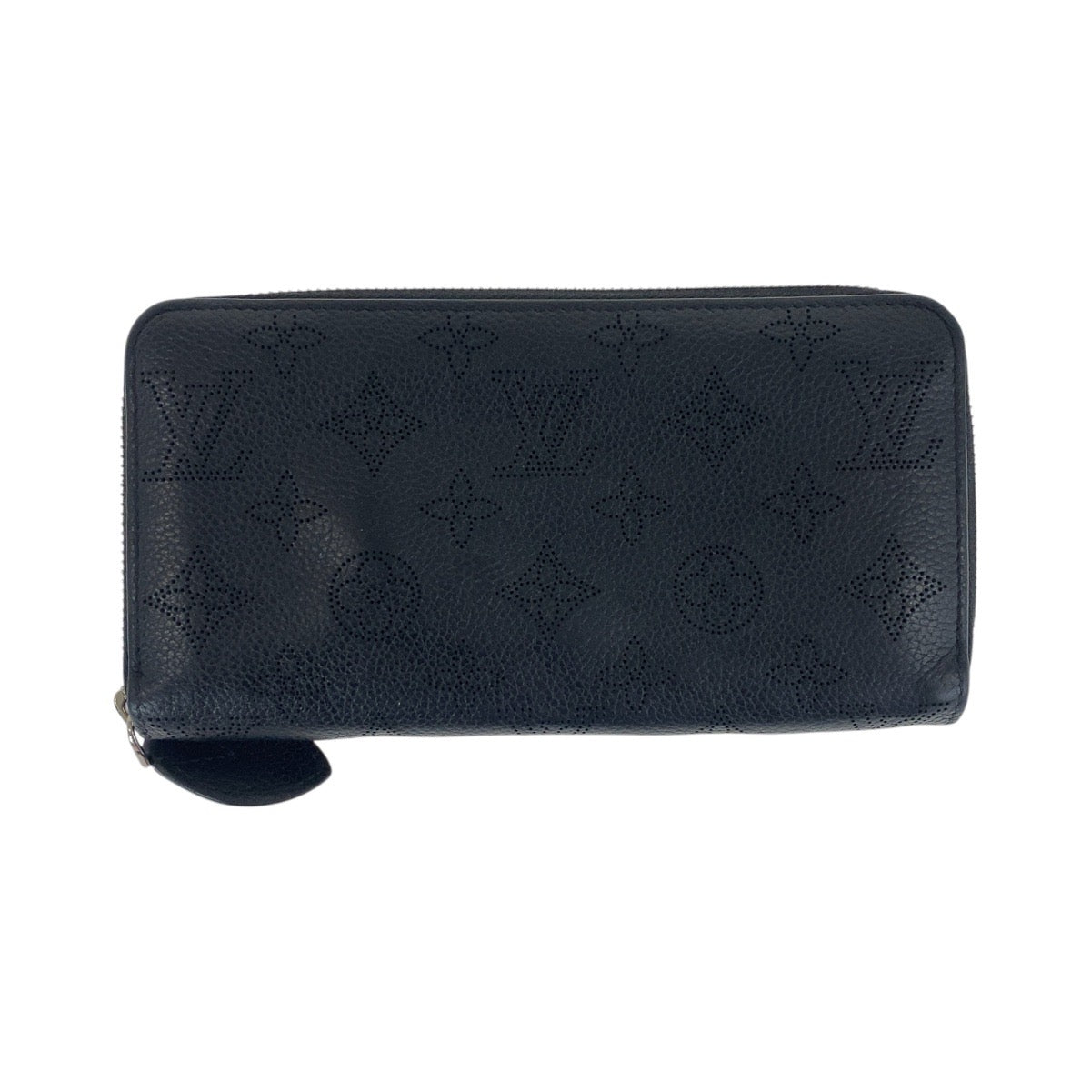 19392
LOUIS VUITTON ルイヴィトン モノグラム マヒナ ジッピーウォレット ブラック 黒 シルバー金具 レザー 長財布 ラウンドファスナー  レディース AB17