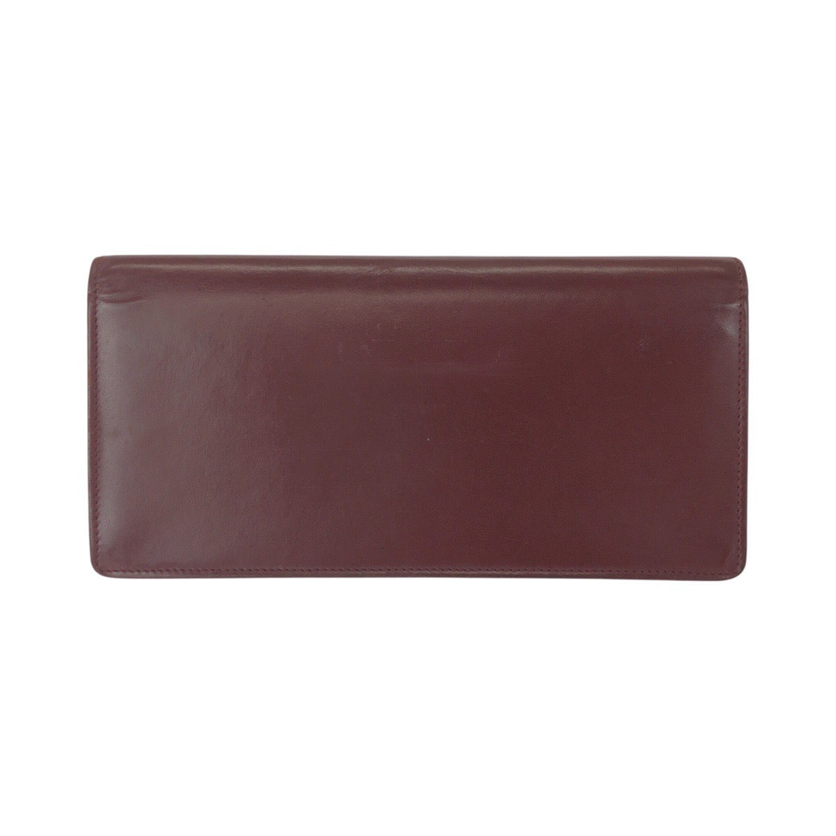 19397
CARTIER カルティエ ヴィンテージ マストライン ワインレッド ゴールド金具 レザー 長財布 ロングウォレット レディース B7