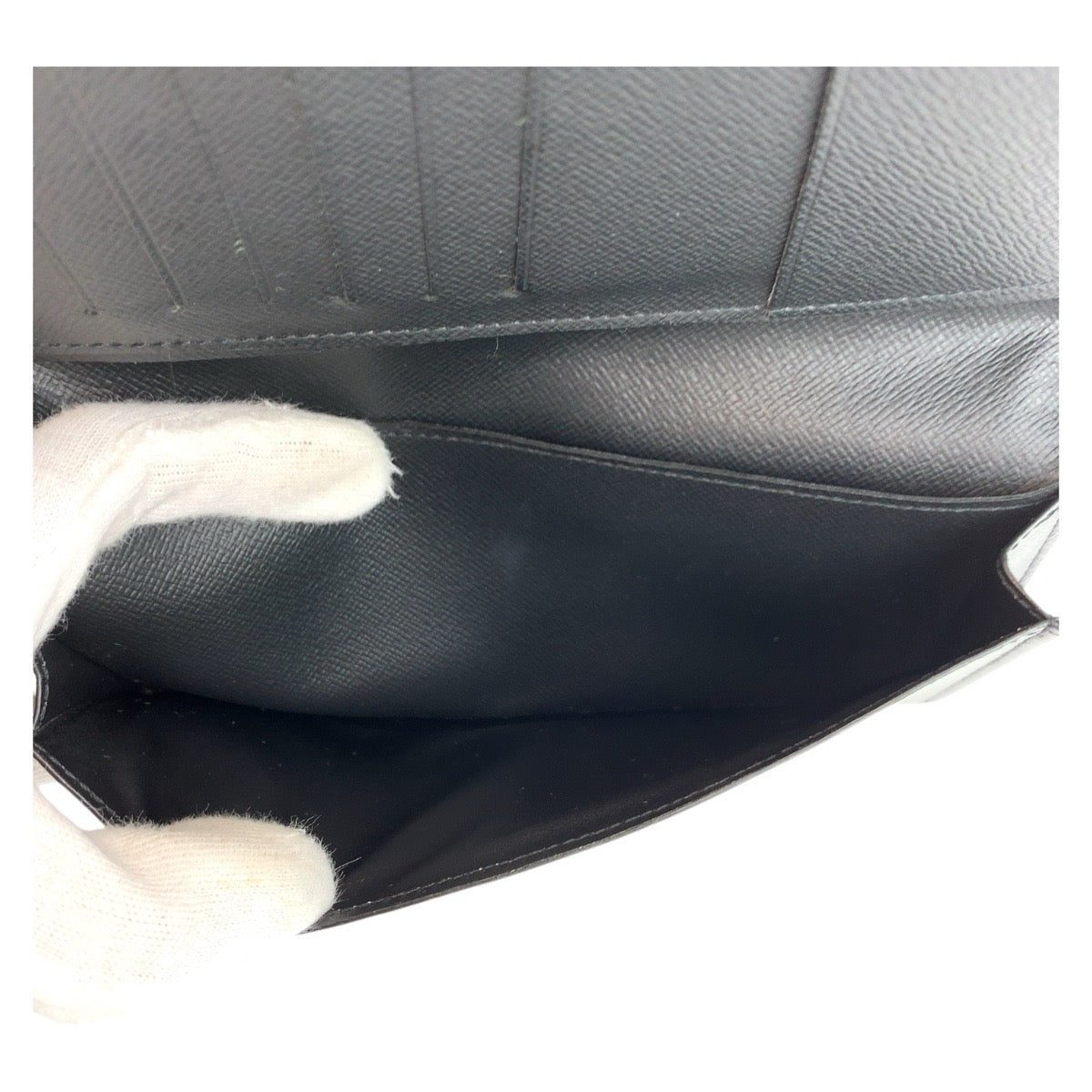 19403
LOUIS VUITTON ルイヴィトン ダミエ グラフィット ポルトフォイユ ロン ブラック 黒 グレー PVC N62227 長財布 札入れ ロングウォレット  メンズ ABP16