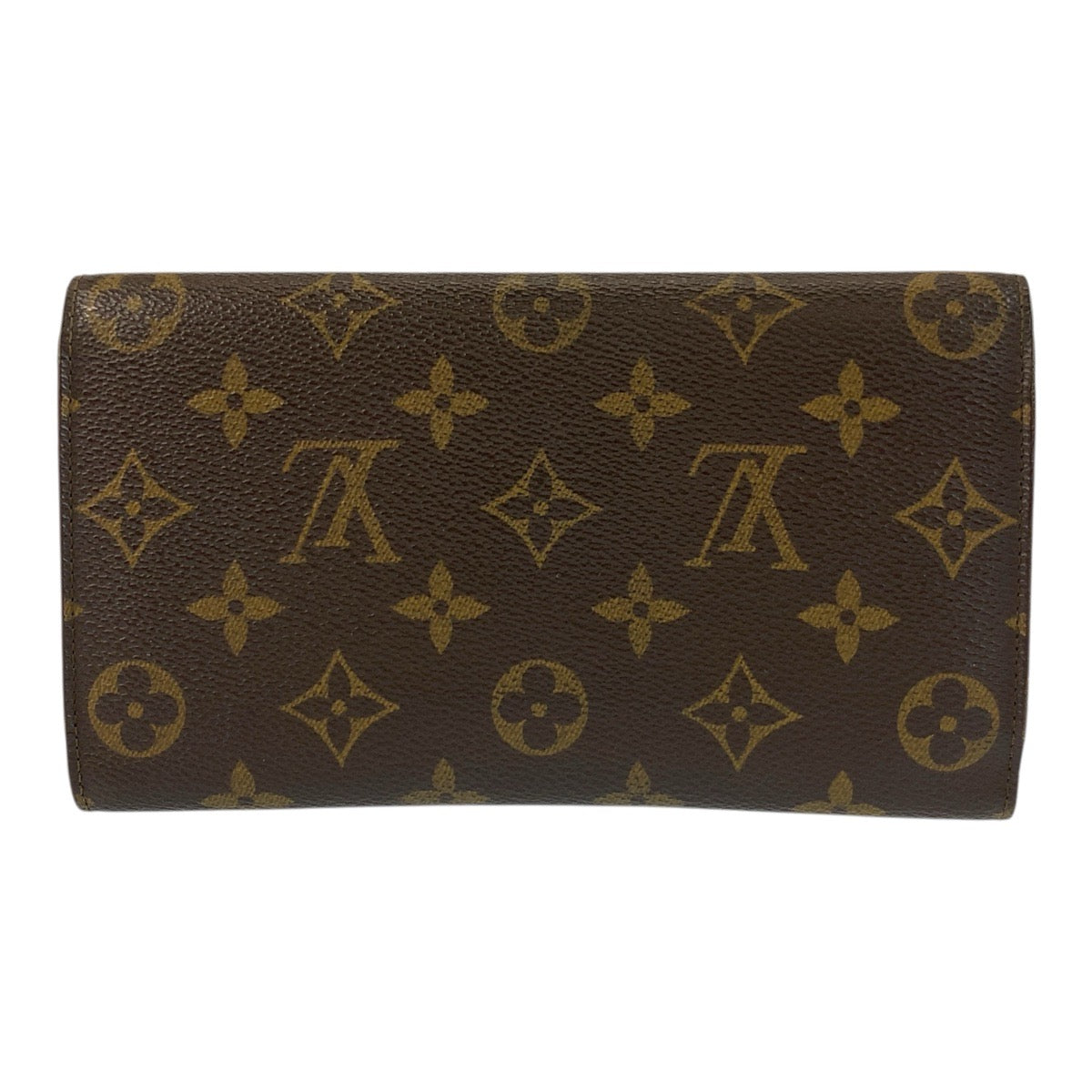 19404
LOUIS VUITTON ルイヴィトン モノグラム ポルトトレゾール インターナショナル ブラウン ゴールド金具 PVC M61215 長財布 ロングウォレット  レディース AB13