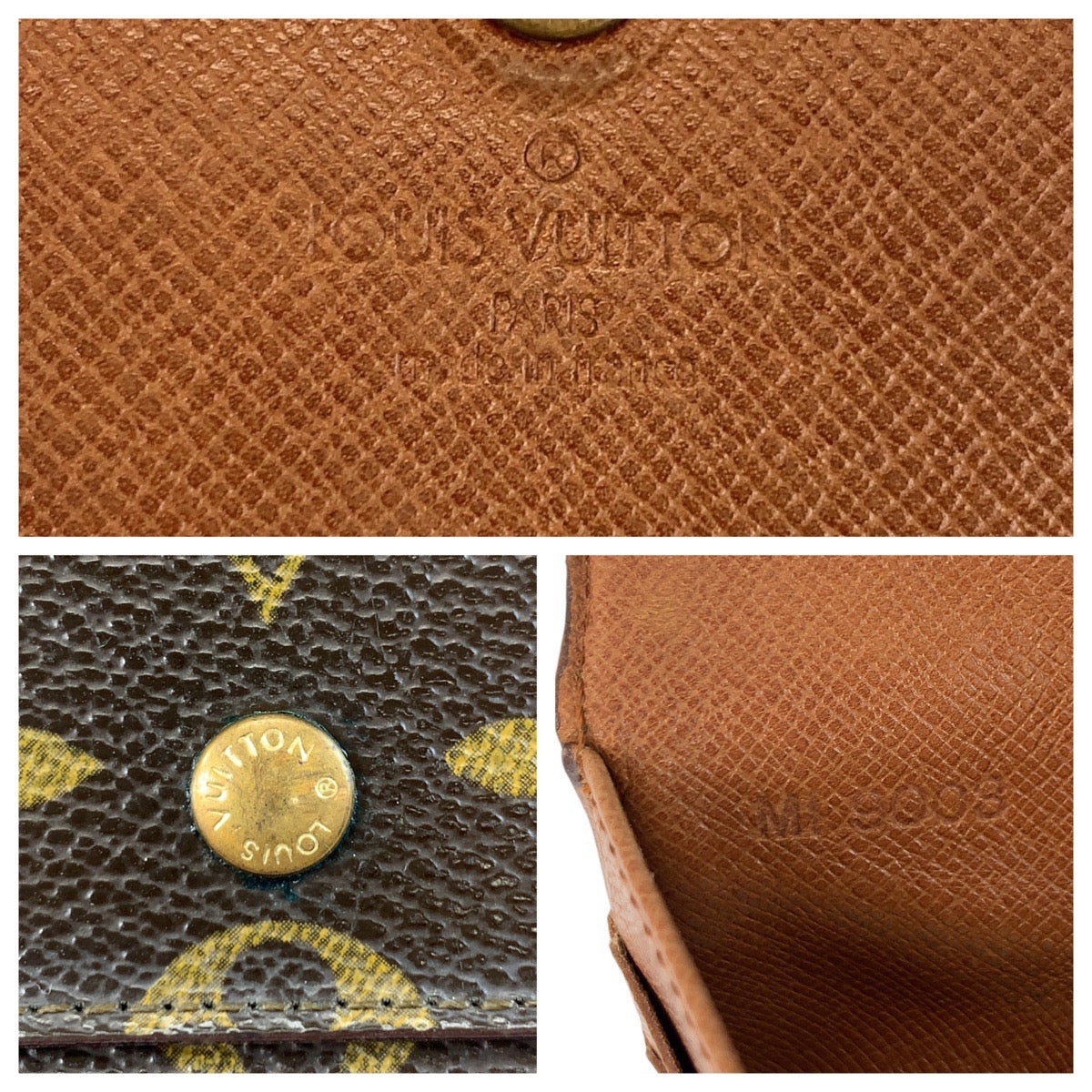 19404
LOUIS VUITTON ルイヴィトン モノグラム ポルトトレゾール インターナショナル ブラウン ゴールド金具 PVC M61215 長財布 ロングウォレット  レディース AB13