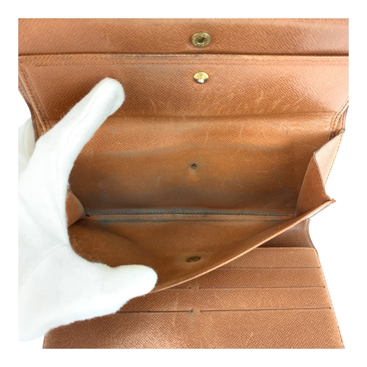 19404
LOUIS VUITTON ルイヴィトン モノグラム ポルトトレゾール インターナショナル ブラウン ゴールド金具 PVC M61215 長財布 ロングウォレット  レディース AB13
