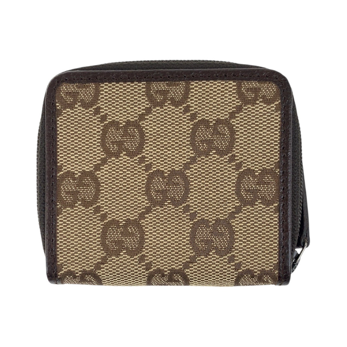 19410
GUCCI グッチ ブラウン シルバー金具 GGキャンバス / レザー 115255  コインケース 小銭入れ 男女兼用  レディース A
