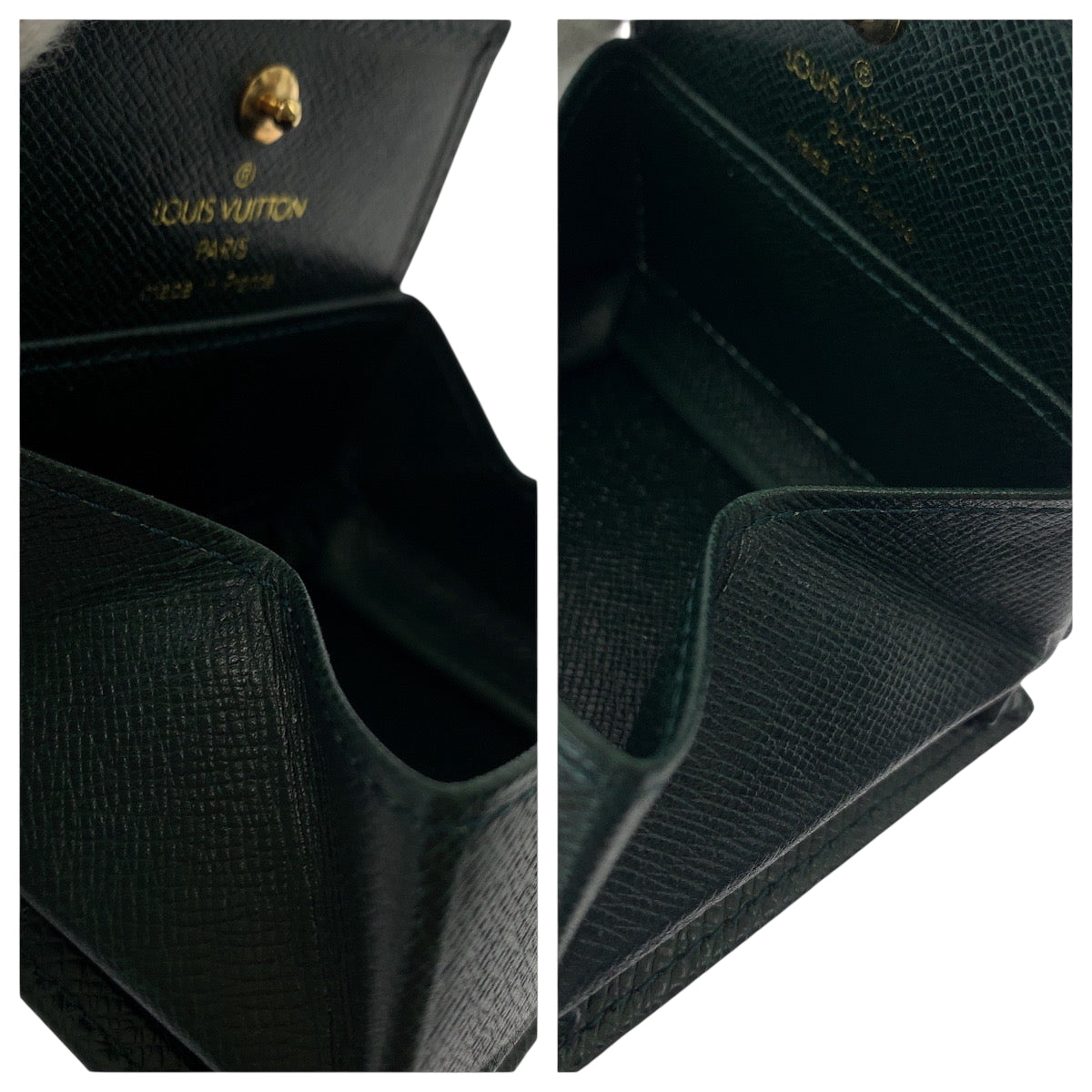 19411
LOUIS VUITTON ルイヴィトン タイガ ポルトモネ ボワット エピセア グリーン ゴールド金具 タイガ M30384 コインケース コンパクトウォレット  メンズ ABP